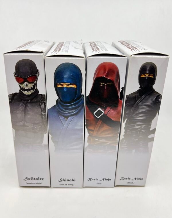 Fwoosh Articulated Icons Feudal Series Ninja Action Figure 4 set