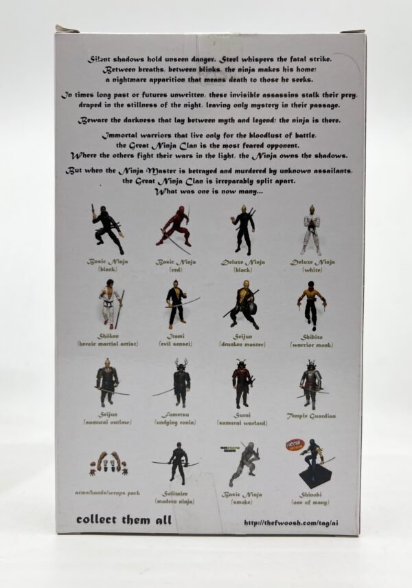 Fwoosh Articulated Icons Feudal Series Ninja Action Figure 4 set