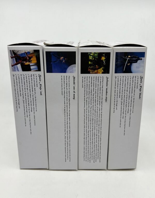 Fwoosh Articulated Icons Feudal Series Ninja Action Figure 4 set