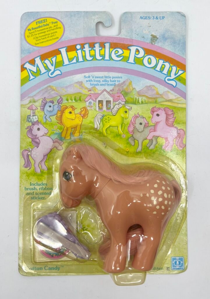 Vintage 1983 Hasbro G1 My Little Pony Cotton Candy - Rare MOC New Sealed