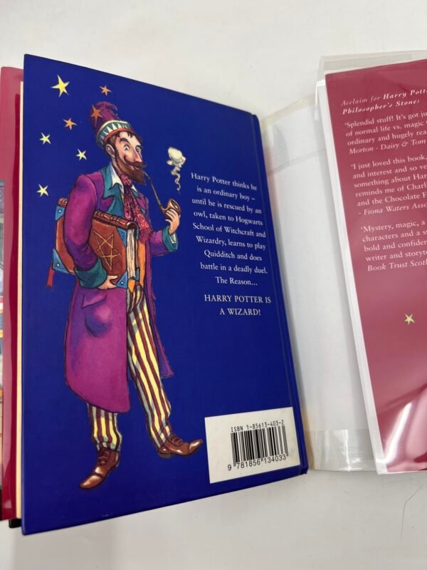 Harry Potter and the Philosophers Stone JK Rowling 1st Edition UK 2nd Print