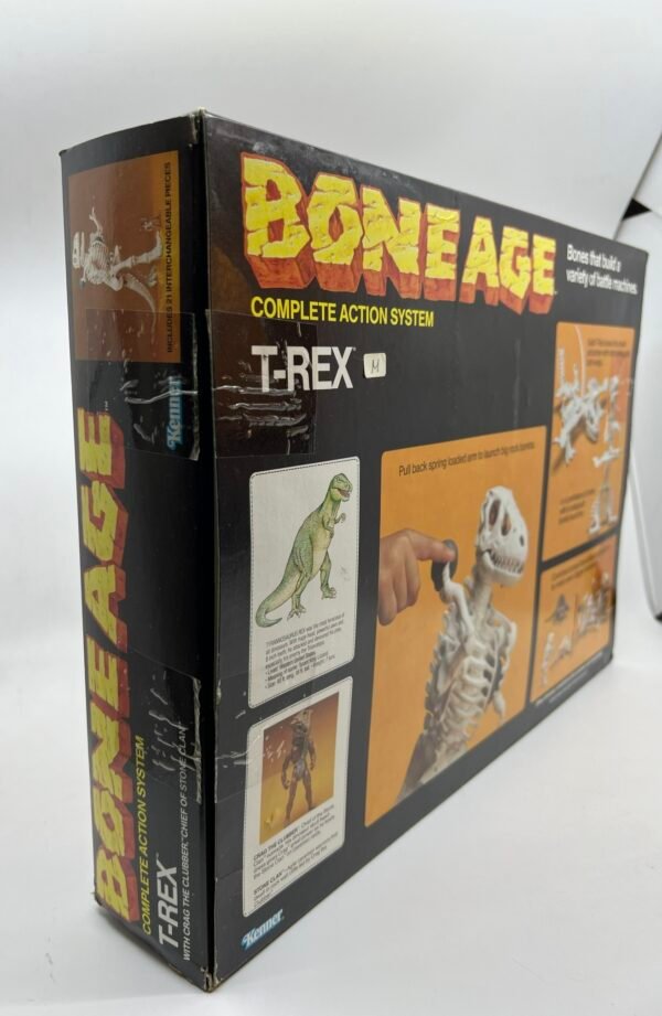 Bone Age T-Rex Kenner 1988 Action Figure open box complete