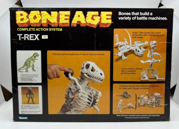 Bone Age T-Rex Kenner 1988 Action Figure open box complete