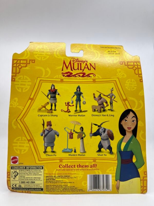 Mattel Disney Mulan: 1998 Movie Original Action Figure and Accessories Set