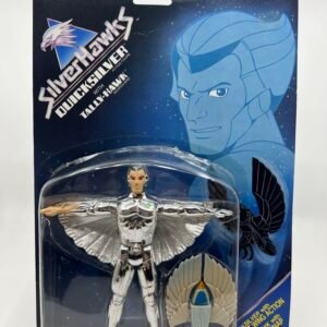 IMG_5113 Vintage 1986 Kenner SilverHawks Quicksilver Action Figure Complete Crisp