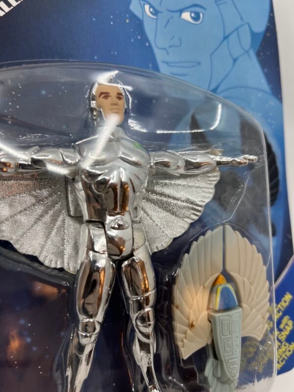 Vintage 1986 Kenner SilverHawks Quicksilver Action Figure Complete Crisp