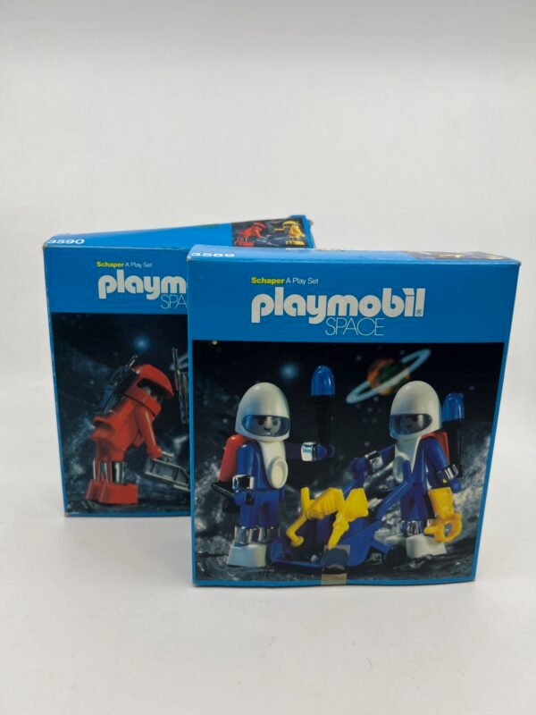 Vintage 1980 Playmobil Space 3589 Command Vehicle Explorer Set Complete Boxed