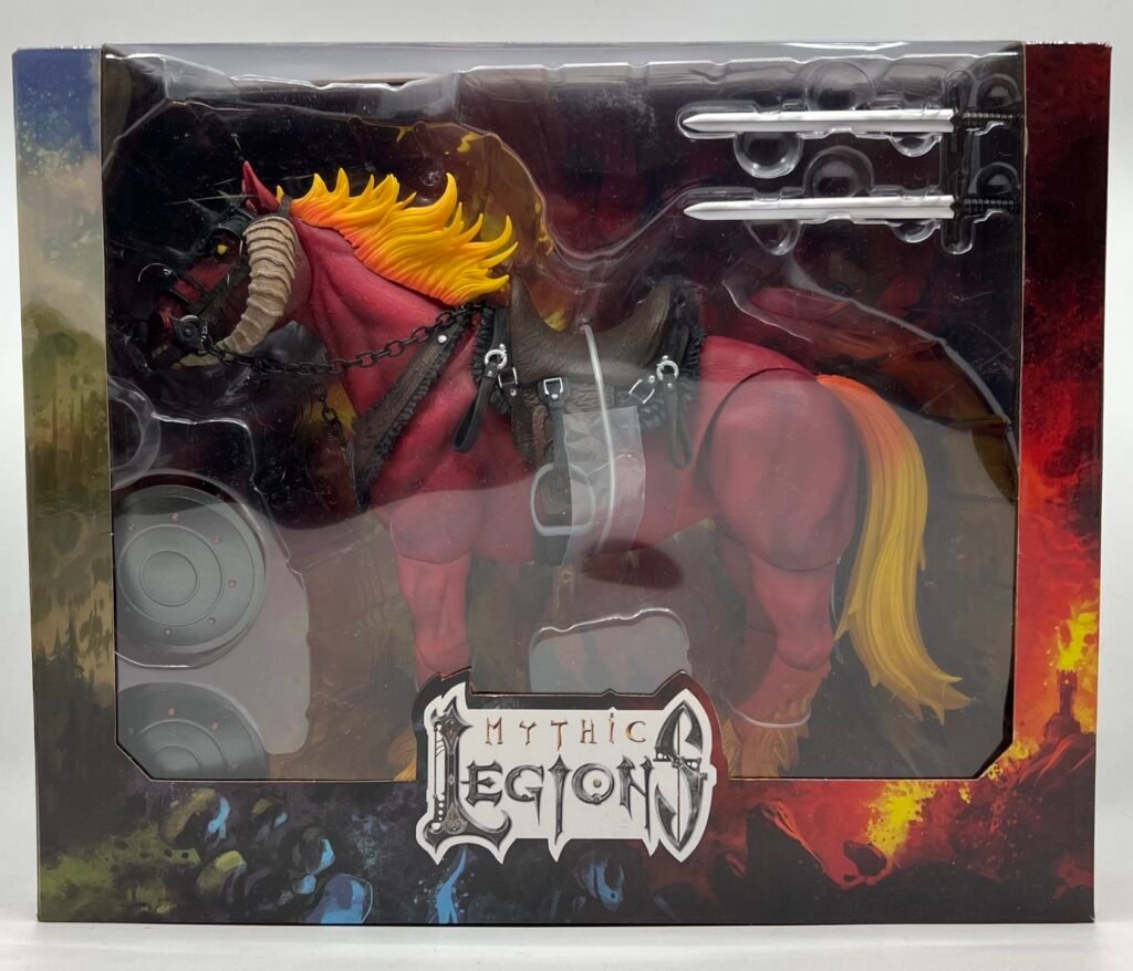Four Horsemen Mythic Legions AETHON Fire Demon Horse Steed Figure NEW SEALED