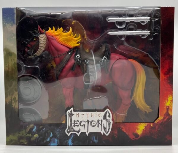 Four Horsemen Mythic Legions AETHON Fire Demon Horse Steed Figure NEW SEALED