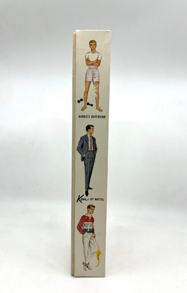 Vintage 1960s Mattel Ken Doll #750 Brunette Molded Painted Hair Barbie Boyfriend