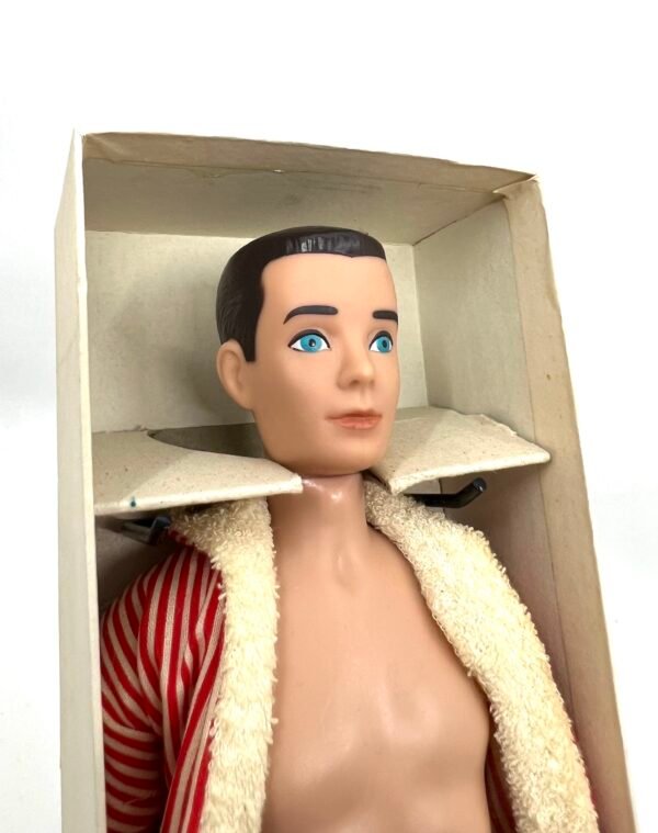 Vintage 1960s Mattel Ken Doll #750 Brunette Molded Painted Hair Barbie Boyfriend