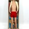Vintage 1960s Mattel Ken Doll #750 Brunette Molded Painted Hair Barbie Boyfriend